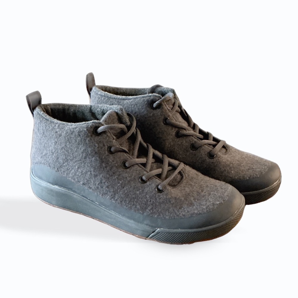 Grundens Wool Felt Deck Boots Gray Outdoor Fishing Chukka Shoes Mens 9‎